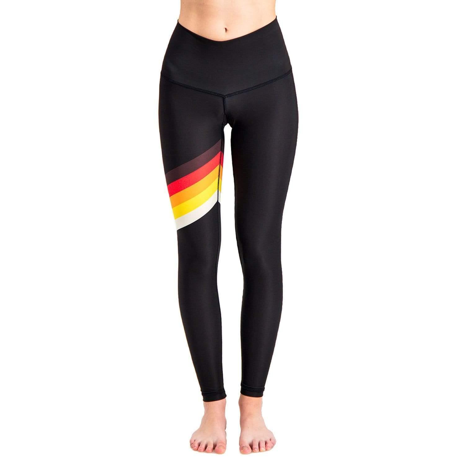 Active Wear Spiritgirl Activewear Rolling Retro - Yoga Pants X small