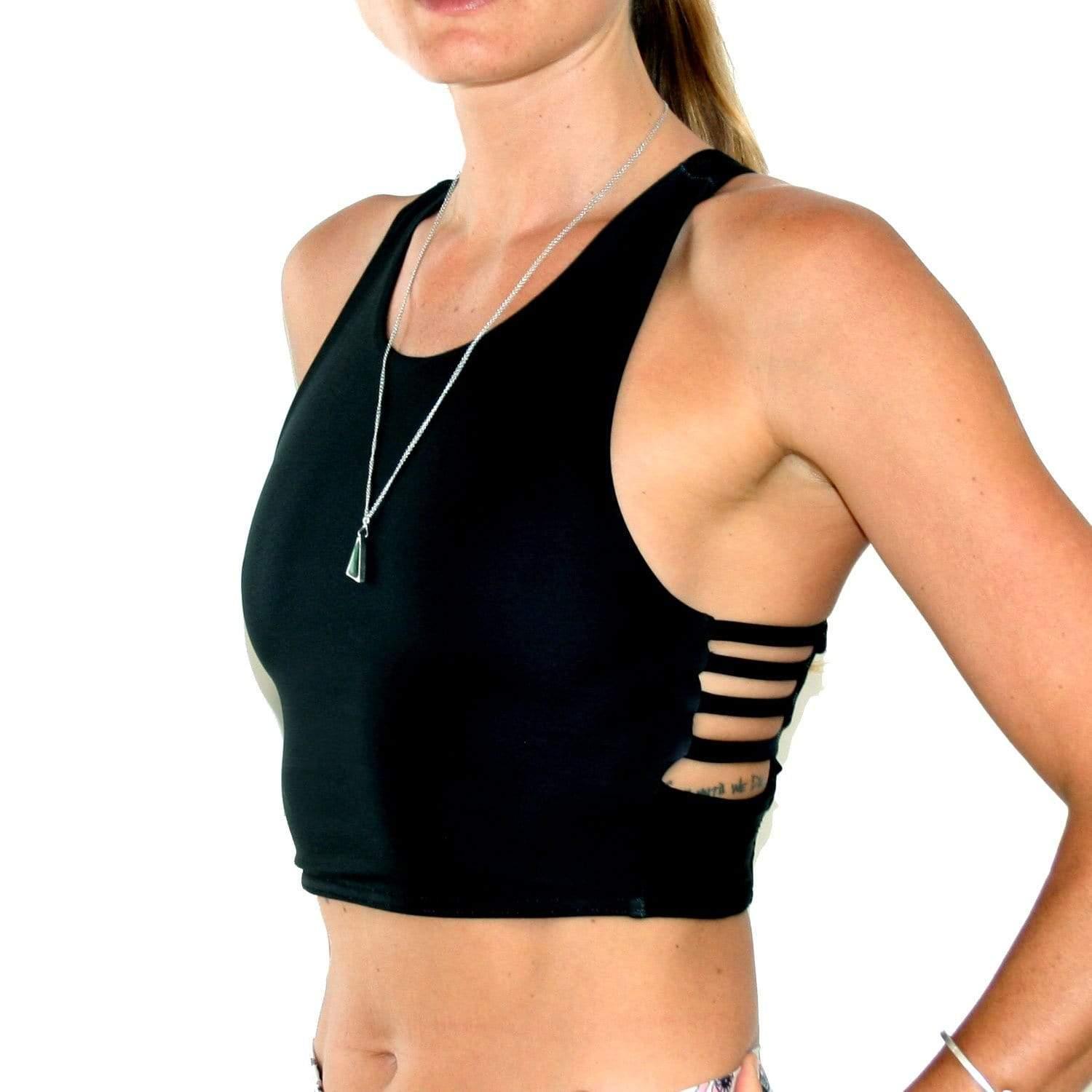 Active Wear Spiritgirl Activewear Side strapped Tank Top