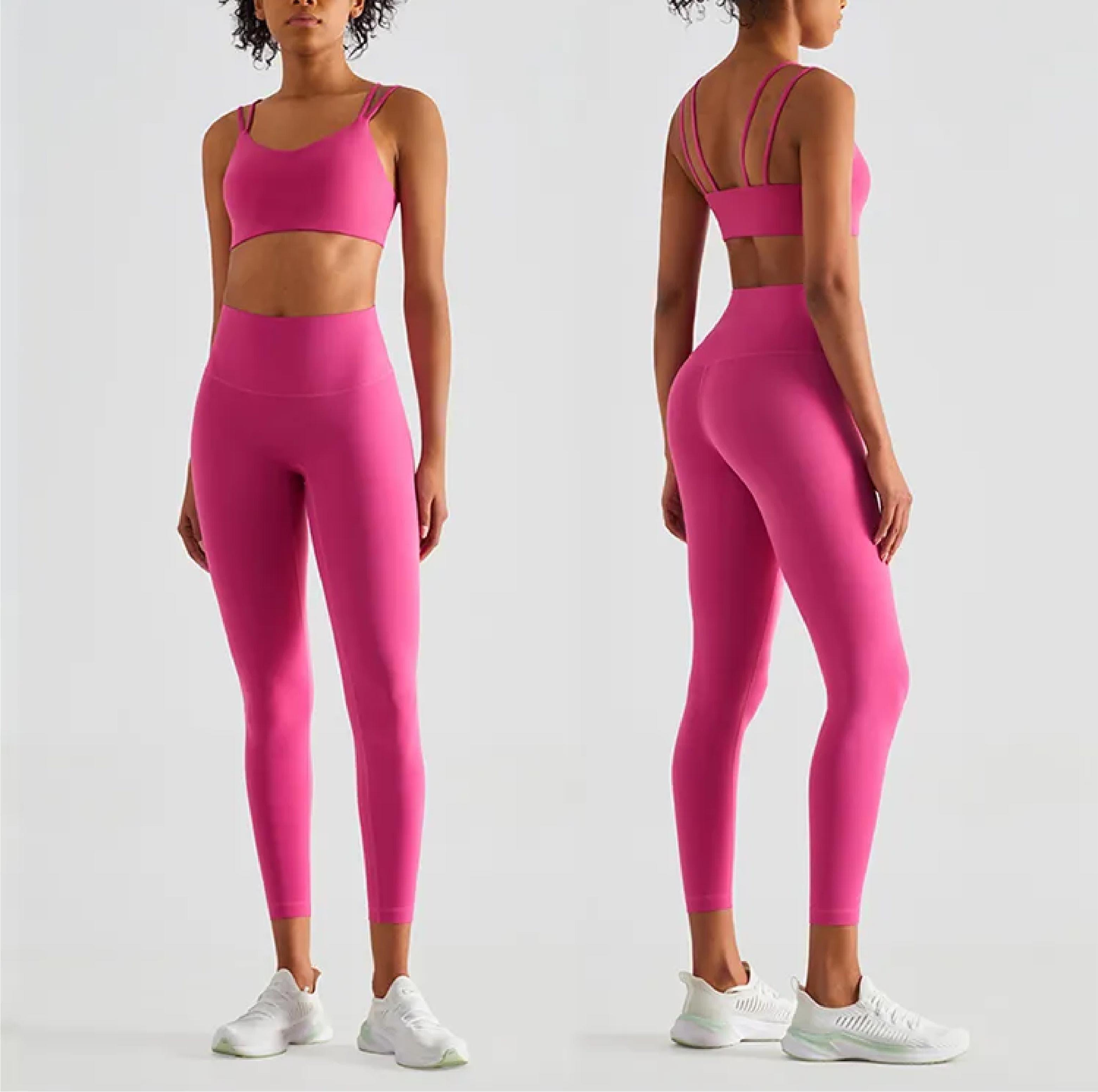 Active Wear Spiritgirl Activewear Soft Nuls yoga set - pink